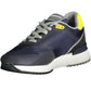 Sporty Lace-Up Sneakers with Contrasting Details