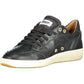 Sleek Black Sports Sneakers with Contrast Sole