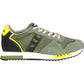Emerald Contrasts Lace-Up Sports Sneaker
