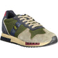 Sporty Chic Contrasting Green Sneakers