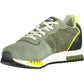 Emerald Contrasts Lace-Up Sports Sneaker