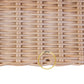 Chic White Leather & Straw Jitney Tote Bag