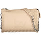 Chic Beige Chain-Handle Shoulder Bag