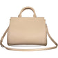Beige Elegance Dual Compartment Handbag