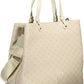 Beige Dual Compartment Chic Handbag