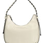 Chic Contrasting Detail White PVC Handbag