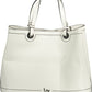 Elegant Two-Compartment White Handbag
