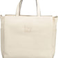 Elegant White Multi-Pocket Handbag
