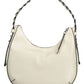 Chic Contrasting Detail White PVC Handbag