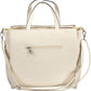 Elegant White Multi-Pocket Handbag