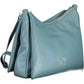 Elegant Blue Multi-Handle Handbag