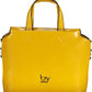 Elegant Yellow Shoulder Bag with Print