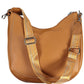 Chic Brown Handbag with Contrasting Details