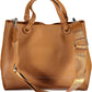 Chic Two-Handle Contrasting Detailed Handbag