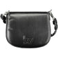 Elegant Contrasting Detail Black Handbag
