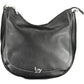 Elegant Black Polyurethane Handbag