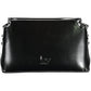 Elegant Black Contrasting Details Shoulder Bag