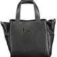 Sleek Black Multi-Pocket Handbag