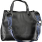 Elegant Black Two-Compartment Handbag
