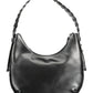 Chic Contrasting Detail Black Shoulder Bag