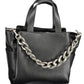 Sleek Black Multi-Pocket Handbag