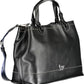 Elegant Black Two-Compartment Handbag