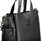 Sleek Black Multi-Pocket Handbag
