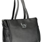 Elegant Black Chain-Strap Handbag