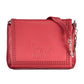 Elegant Red Chain-Strap Shoulder Bag