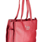 Chic Red Convertible Shoulder Bag