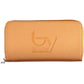 Elegant Brown Zip Wallet with Multiple Compartments