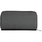 Elegant Tri-Compartment Black Wallet