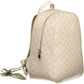 Elegant Beige Backpack with Contrasting Accents