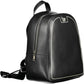 Elegant Black Backpack with Contrasting Details