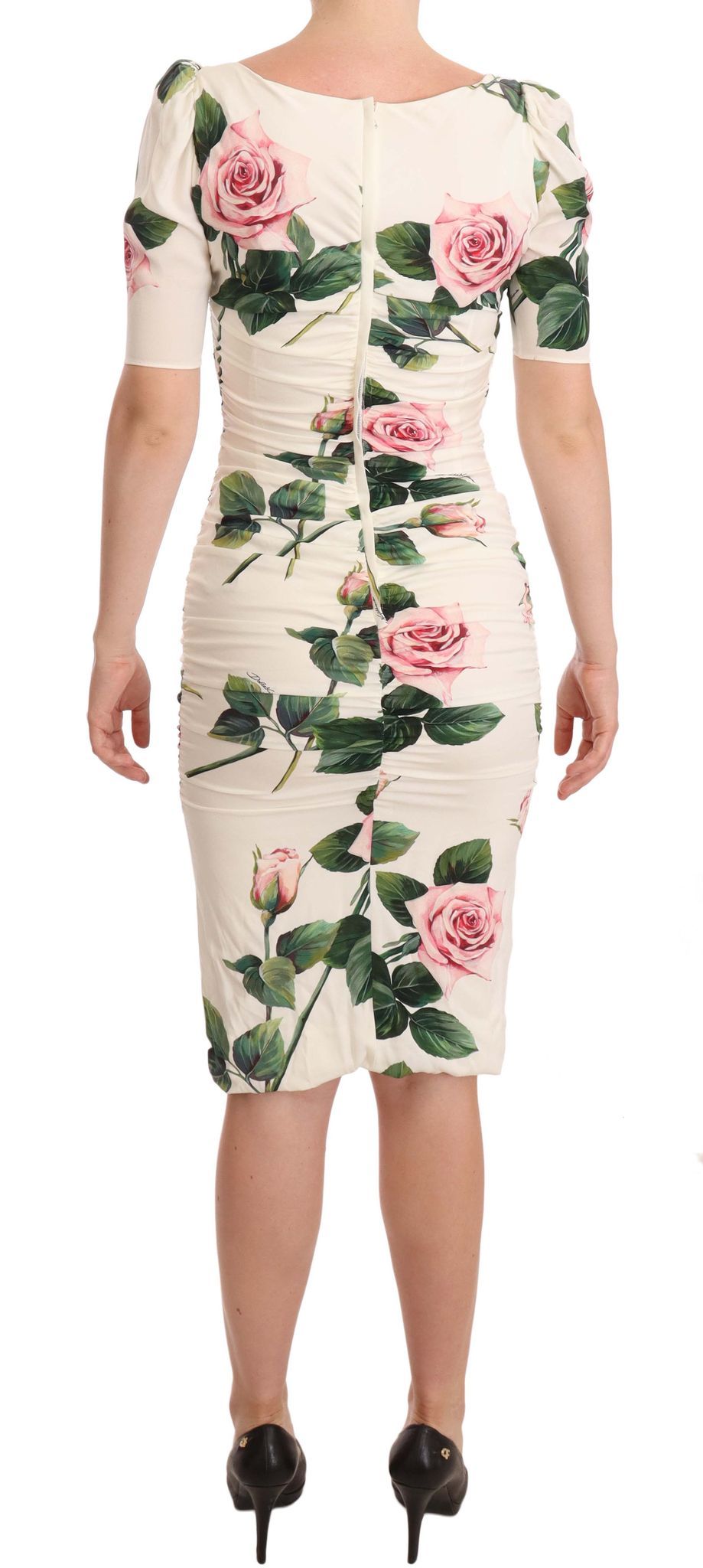 Floral V-Neck Sheath Dress