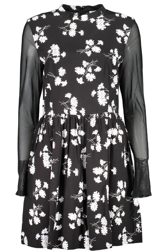 Elegant Long Sleeve Sheer Dress