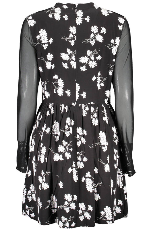 Elegant Long Sleeve Sheer Dress