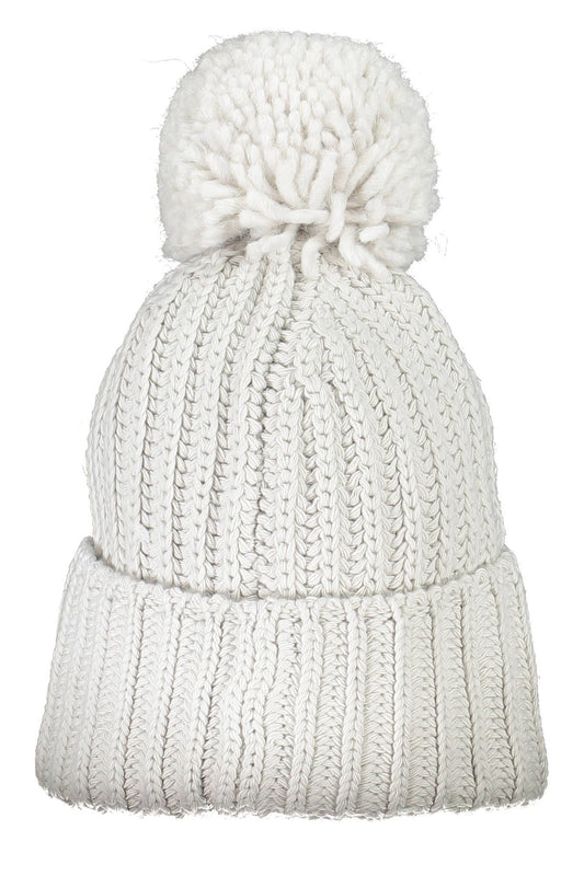 Chic Gray Pompom Cap - Organic Cotton