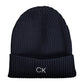 Organic Cotton Embroidered Cap in Blue