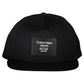 Organic Cotton Logo Visor Hat - Sleek Black