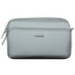 Elegant Light Blue Shoulder Bag with Logo
