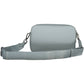 Elegant Light Blue Shoulder Bag with Logo