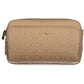Beige Elegance Recycled Polyester Shoulder Bag
