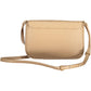 Chic Beige Shoulder Bag with Contrasting Details