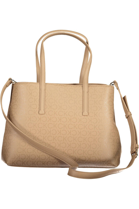 Eco-Chic Beige Handbag with Modern Flair