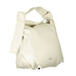 Elegant Beige Shoulder Bag with Contrasting Details