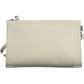 Elegant White Shoulder Bag with Logo Detail
