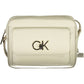Elegant White Adjustable Shoulder Bag