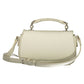 Elegant White Chain Handle Evening Bag