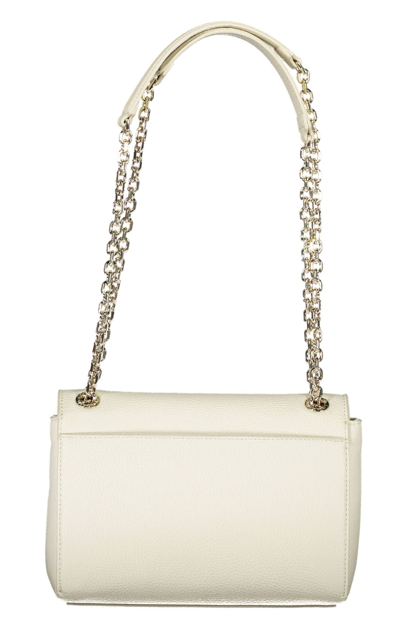 Elegant White Chain Shoulder Handbag